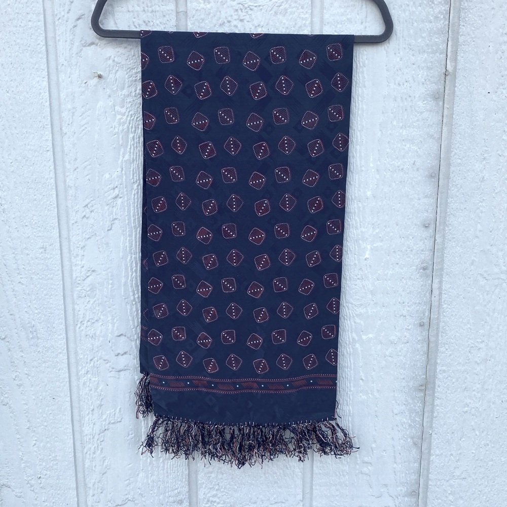 1950s Bullock's Men's Fringed Scarf, As-Is